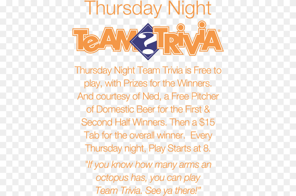 Trivia Team Trivia, Advertisement, Poster, Text Free Png