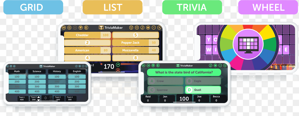 Triviamaker Quiz Creator Create Your Own Trivia Game Show Trivia Maker, Text, Electronics, Mobile Phone, Phone Png
