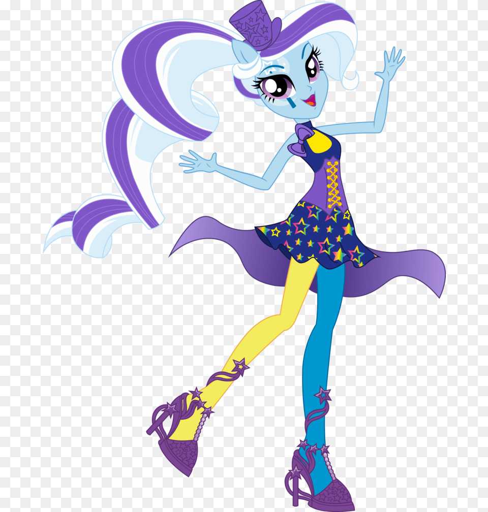 Trixie Eqg, Purple, Person, Girl, Female Free Png Download