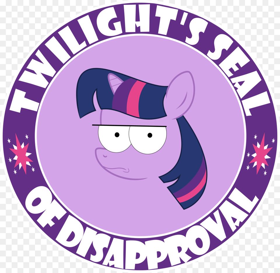 Trixie Vector Mad Twilight Sparkle Seal Of Approval, Purple, Sticker, Logo, Baby Png