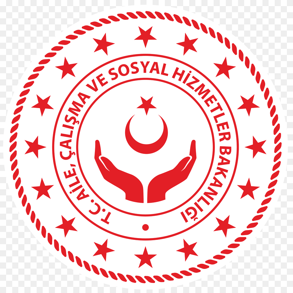 Trkiye Cumhuriyeti Aile Ve Sosyal Hizmetler Bakanl Logo Clipart, Emblem, Symbol, First Aid Free Png Download