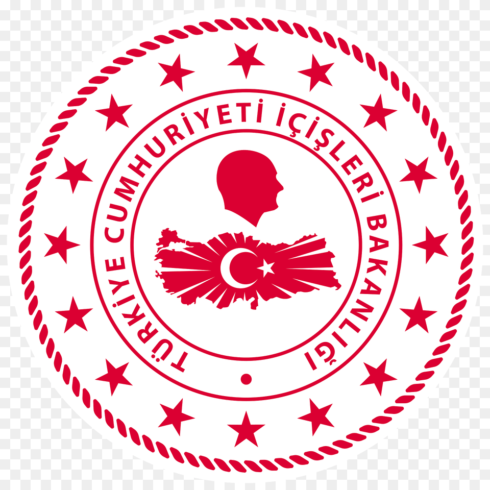 Trkiye Cumhuriyeti Bakanl Logo Clipart, Emblem, Symbol Free Transparent Png