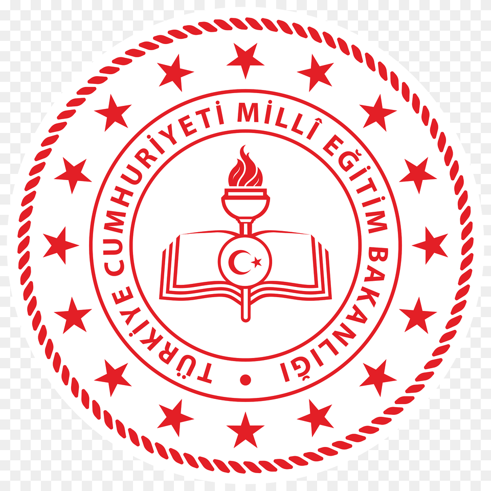Trkiye Cumhuriyeti Milli Eitim Bakanl Logo Clipart, Emblem, Symbol, First Aid Png Image