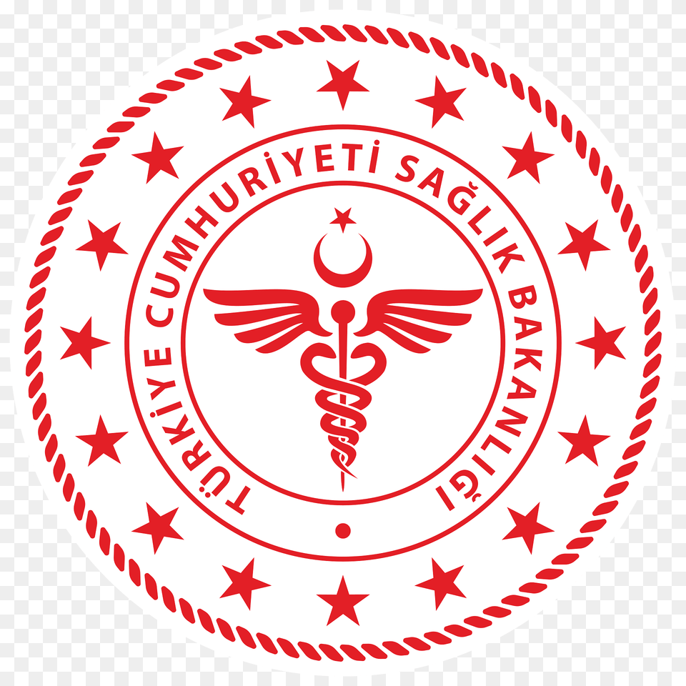 Trkiye Cumhuriyeti Salk Bakanl Logo Clipart, Emblem, Symbol, First Aid Free Transparent Png