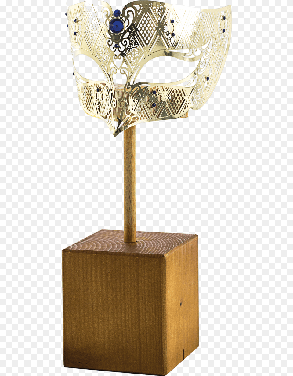 Trofeo Antifaz Carnaval Trophy, Bronze, Treasure, Wood Png