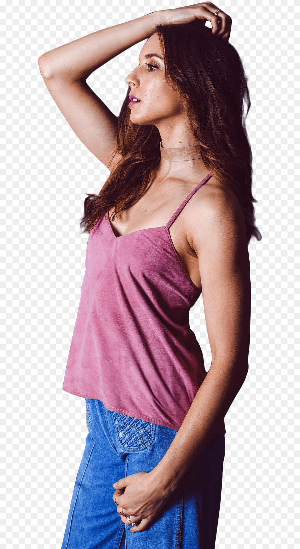 Troian Bellisario, Blouse, Clothing, Pants, Adult Free Png Download