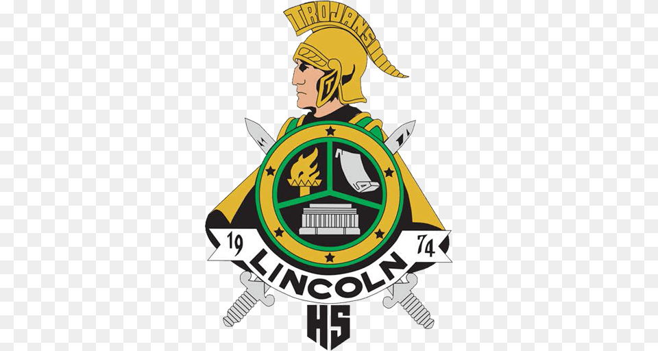 Trojan Clipart Lincoln, Logo, Badge, Symbol, Person Png