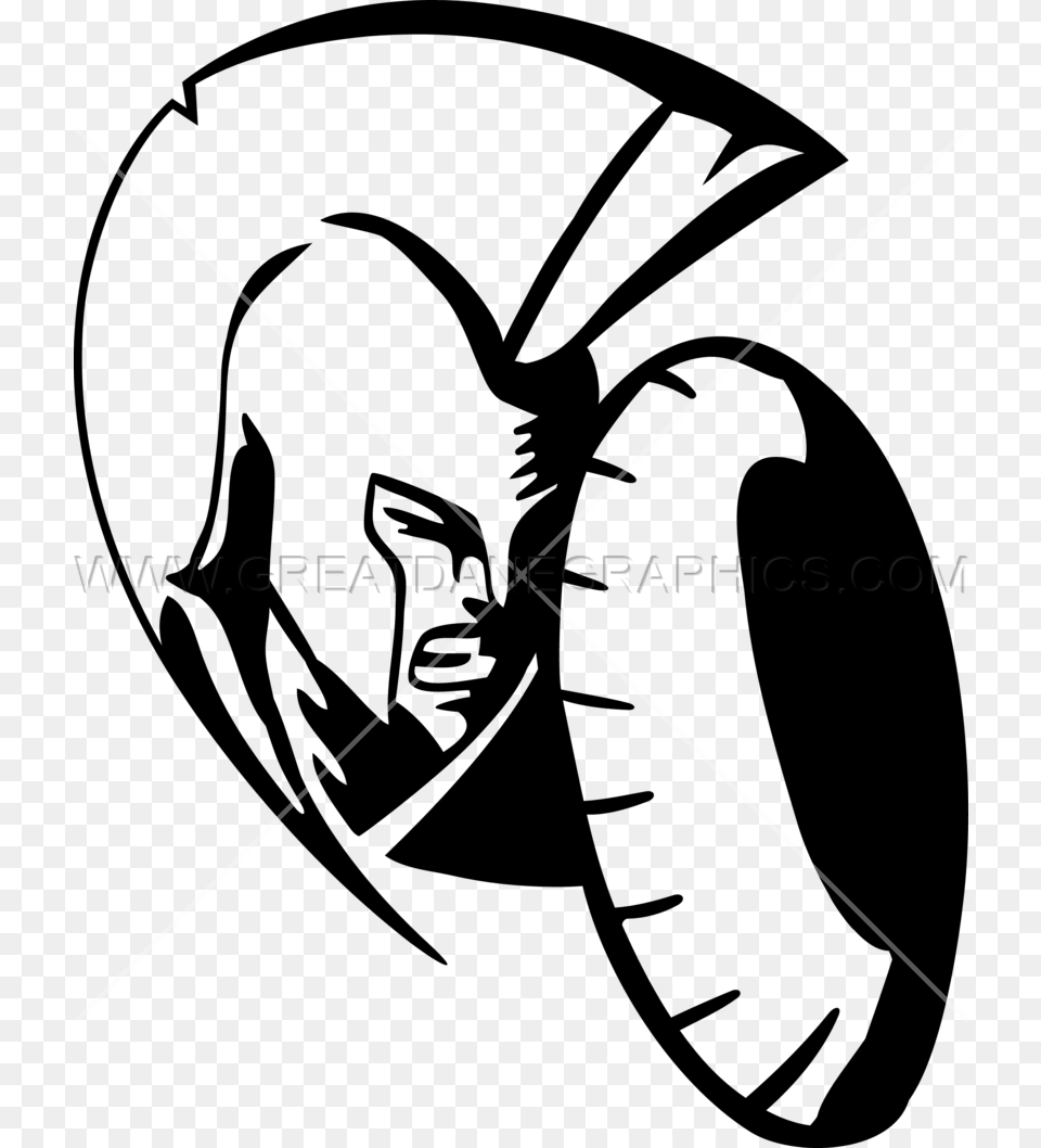 Trojan Clipart Spartan Head Logo Vector, Bow, Weapon, Recycling Symbol, Symbol Free Png