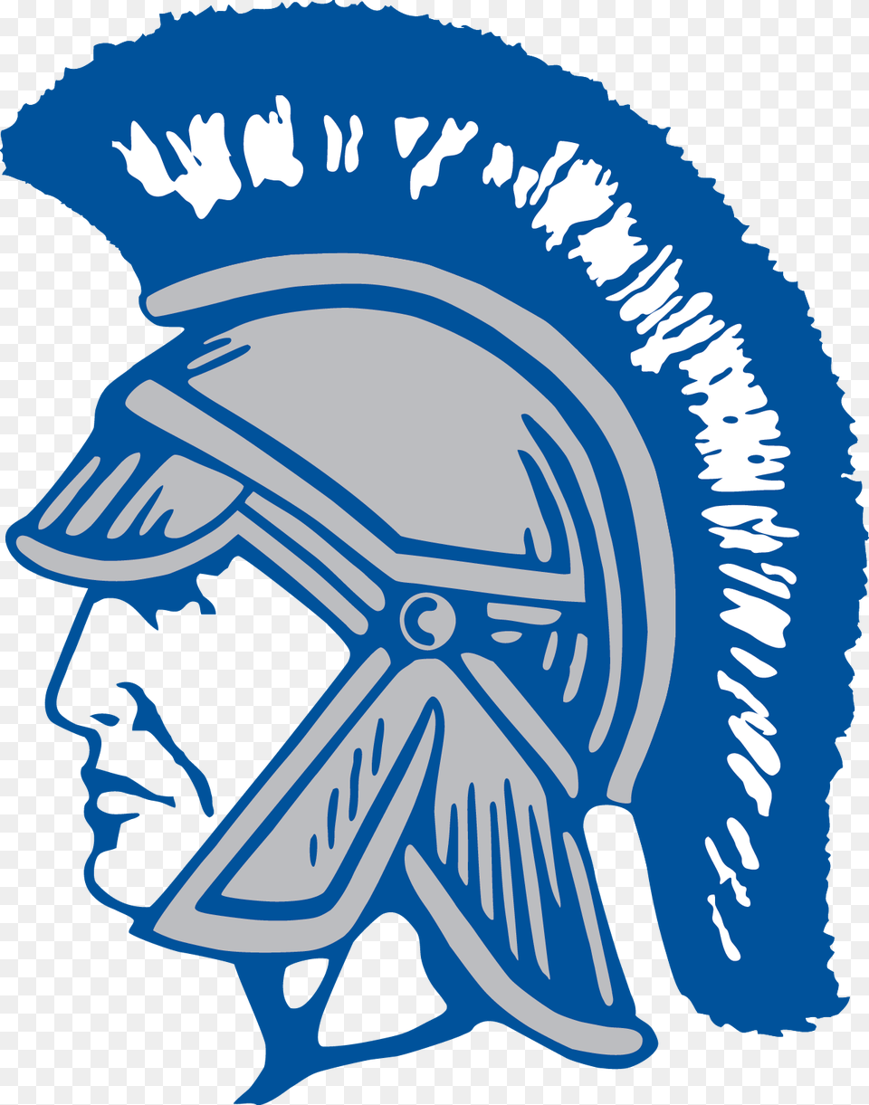 Trojan Head B G St Helen Trojans, Helmet, Face, Person Free Png Download