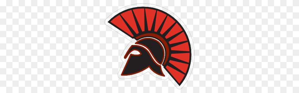 Trojan Helmet Mascot Sticker, Emblem, Symbol Free Png