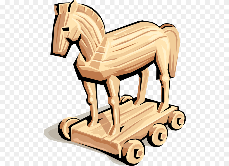 Trojan Horse Cavalo De Troia Vetor, Animal, Colt Horse, Mammal, Wood Png Image