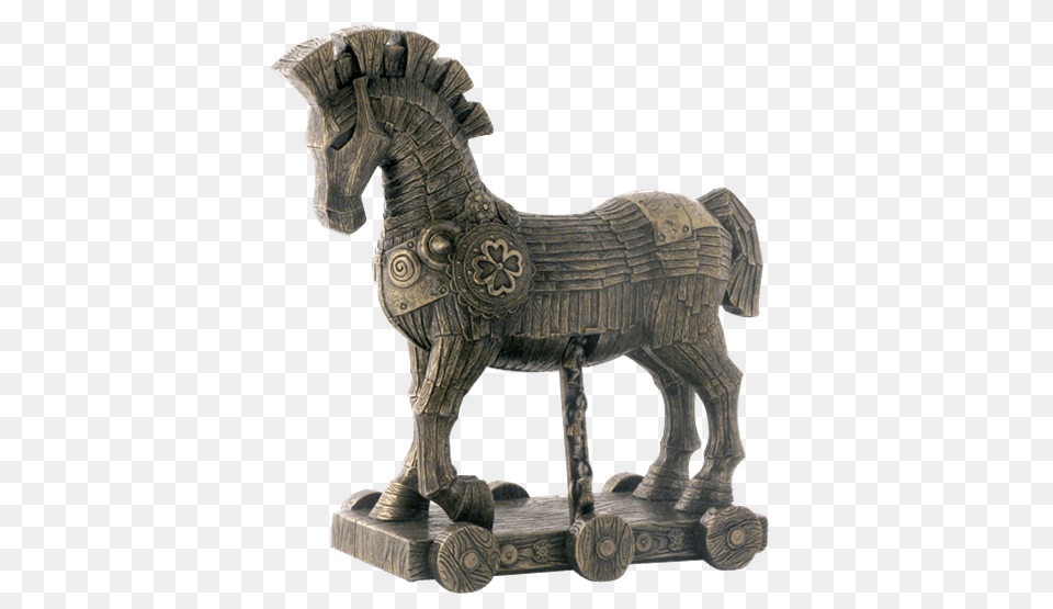 Trojan Horse Statue, Figurine, Bronze, Animal, Elephant Free Png Download