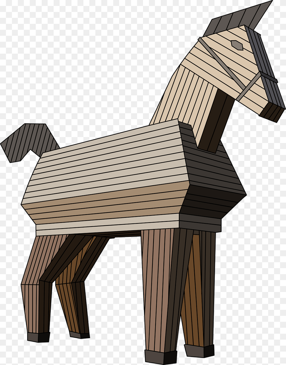 Trojan Horse Trojan War Horse Clipart, Wood, Architecture, Building, Housing Png