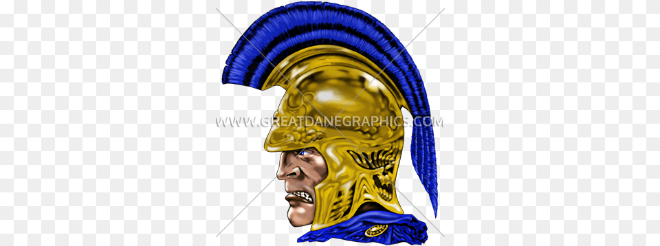 Trojan Tirecoverpro Spartan Warrior With Golden Helmet And, People, Person, Head, Adult Free Transparent Png