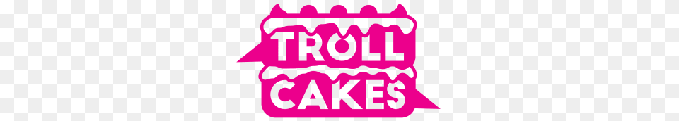 Troll Cakes Bakery And Detective Agency, Logo, Purple, Sticker, Dynamite Free Transparent Png