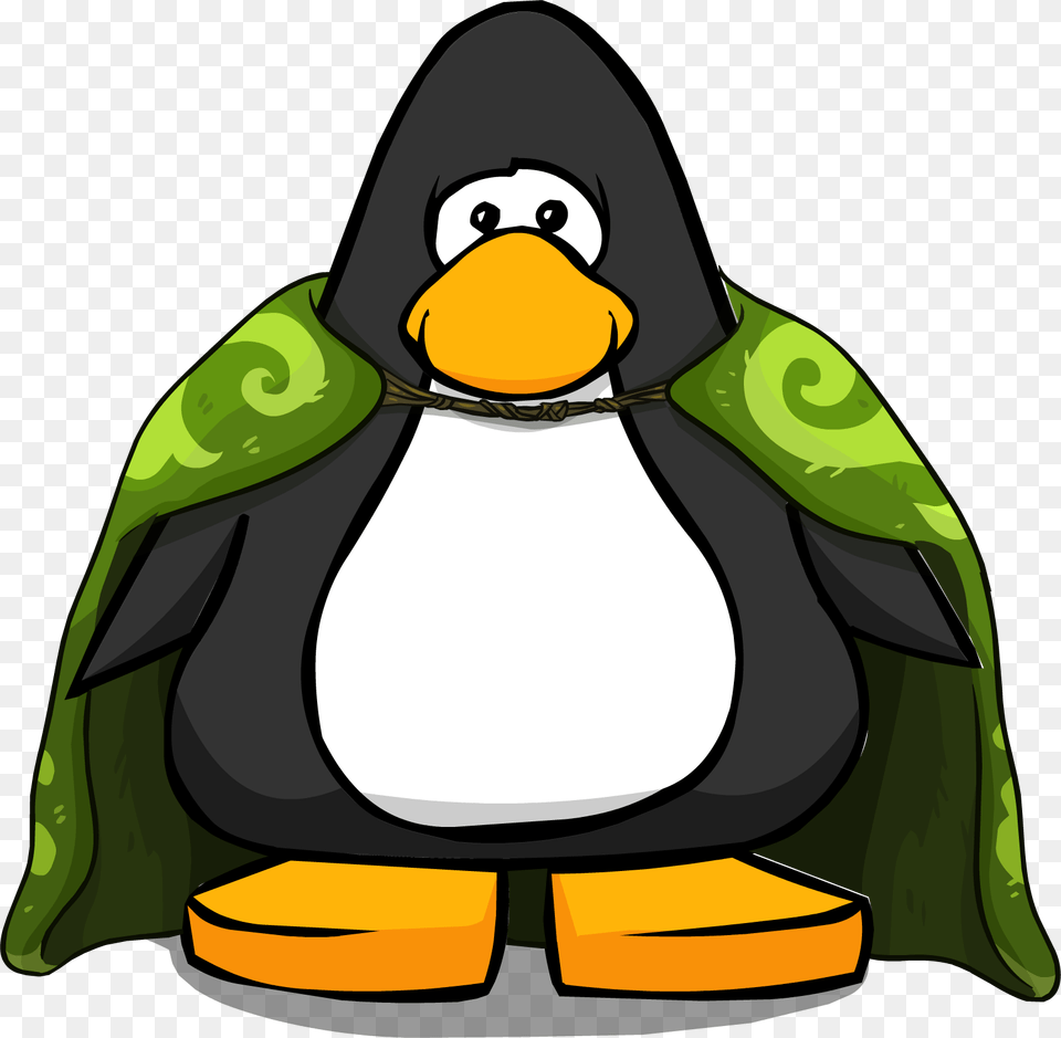 Troll Cape Pc Club Penguin Sweaters, Animal, Bird, Device, Grass Free Png Download
