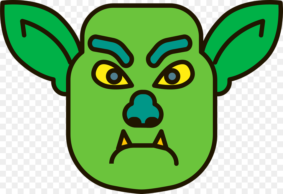 Troll Clipart, Green, Livestock, Animal, Cattle Png