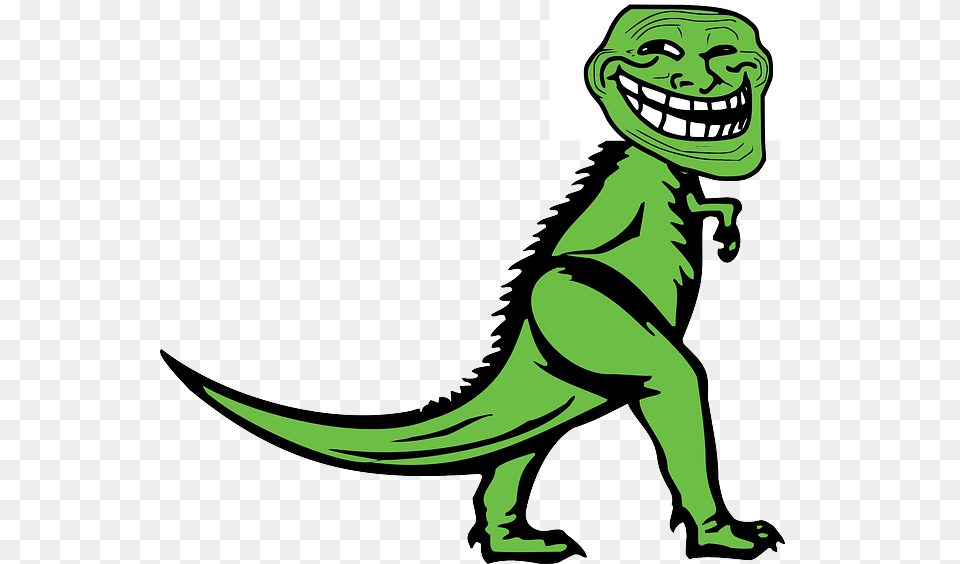 Troll Clipart Goblin Troll Dinosaur, Animal, Reptile, T-rex, Face Png Image