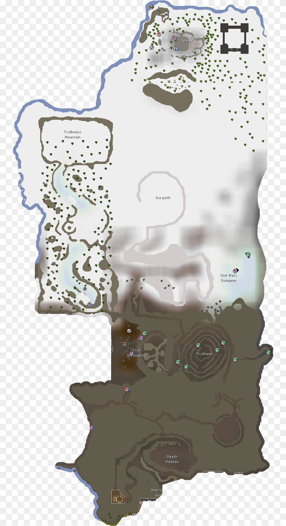 Troll Country Runescape, Plot, Chart, Map, Art Png