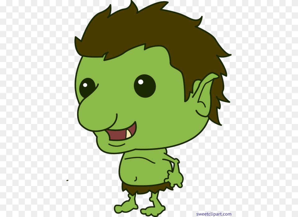 Troll Cute Clip Art, Baby, Person, Cartoon, Amphibian Free Png