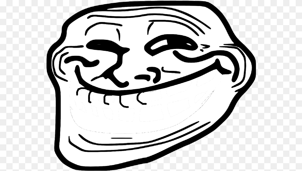 Troll Face, Stencil, Baby, Person, Art Free Transparent Png