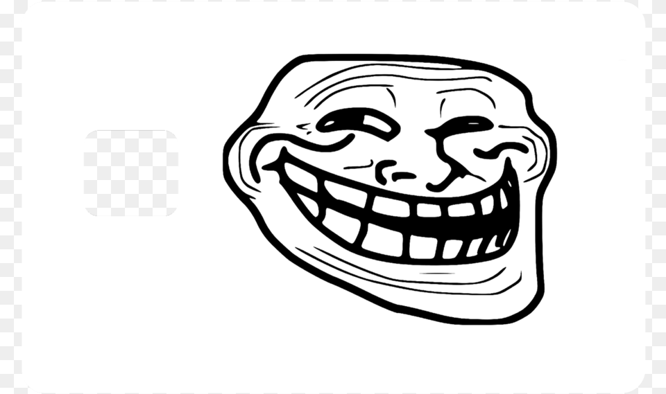 Troll Face, Stencil, Teeth, Body Part, Person Free Png Download