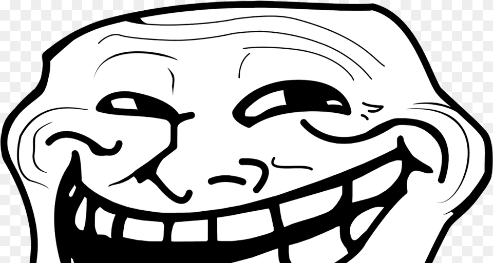 Troll Face, Stencil, Body Part, Mouth, Person Free Png Download