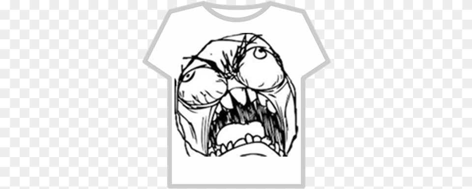 Troll Face Angry, Clothing, T-shirt, Art, Head Free Png