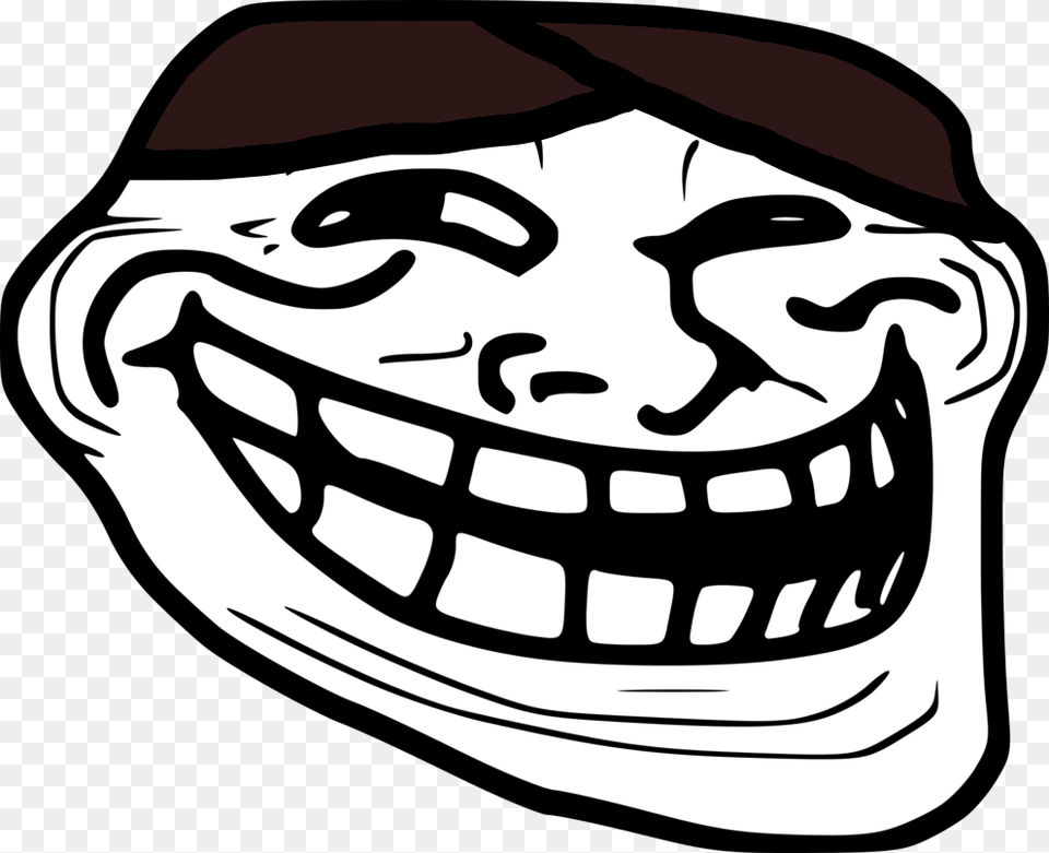Troll Face Coloring Pages, Body Part, Stencil, Person, Mouth Free Transparent Png