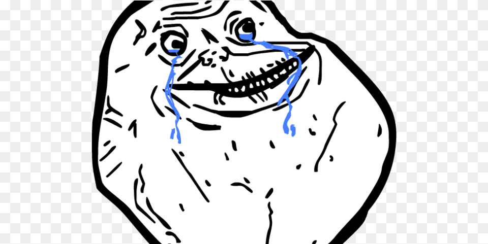 Troll Face Forever Alone, Person, Animal, Head Free Png