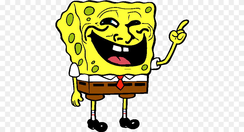 Troll Face Hledat Googlem Spongebob Coloring Pages, Person, Head, Cream, Dessert Png Image