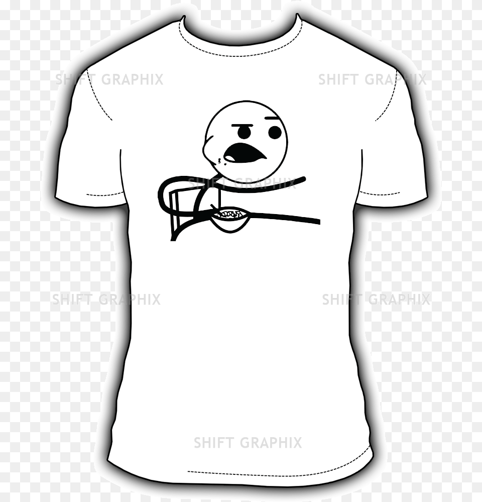 Troll Face Illustration, Clothing, Shirt, T-shirt, Head Free Png Download
