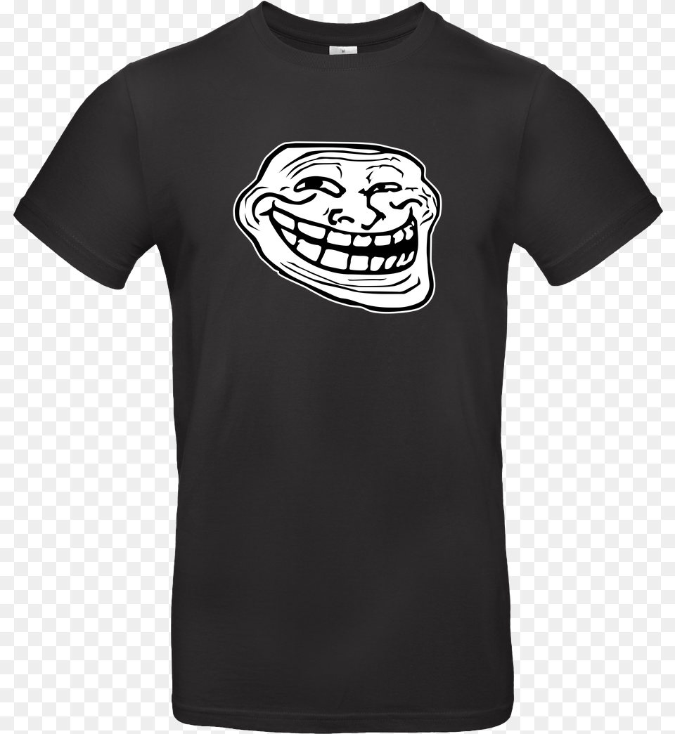 Troll Face Meme, Clothing, T-shirt, Shirt, Head Free Png Download