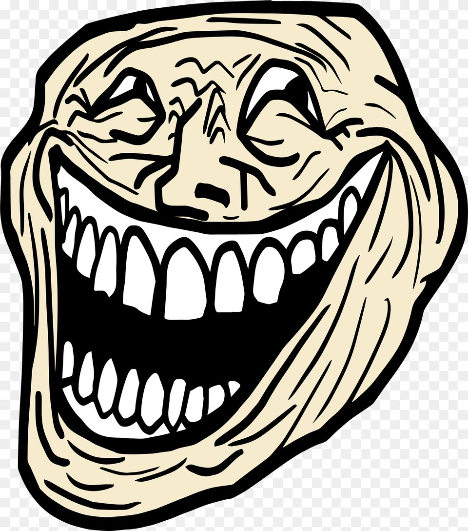 Troll Face Meme Hd Download Troll Face, Body Part, Mouth, Person, Teeth Free Transparent Png