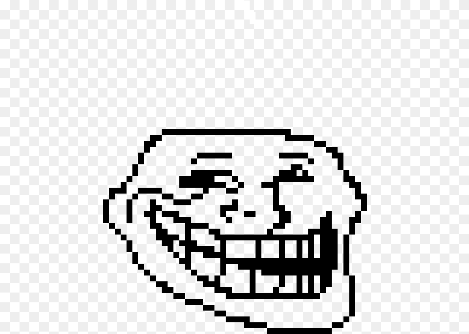 Troll Face Pixel Art Free Png