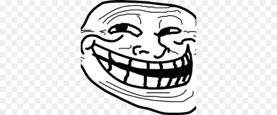 Troll Face Profile Picture Download Black Mirror Shut Up And Dance, Teeth, Body Part, Stencil, Person Png