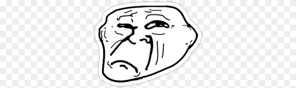 Troll Face Sad Troll Face Sad Sad Troll Meme By Sad Trollface, Sticker, Baby, Person Png Image
