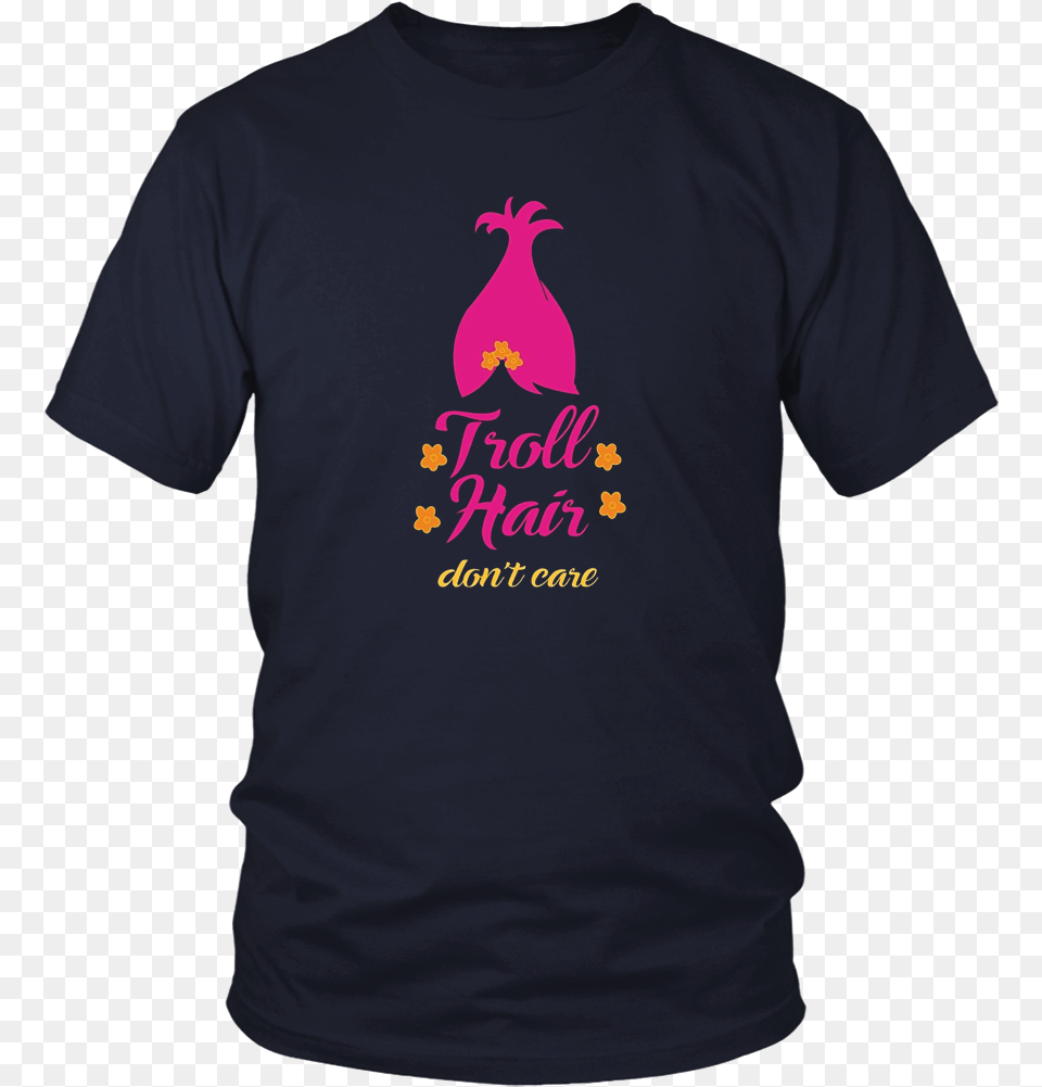 Troll Hair Dont Care Shirt Messy Hair, Clothing, T-shirt, Animal, Bird Free Png Download