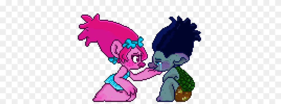 Troll Pixel Tumblr, Purple, Baby, Person, Cartoon Free Transparent Png