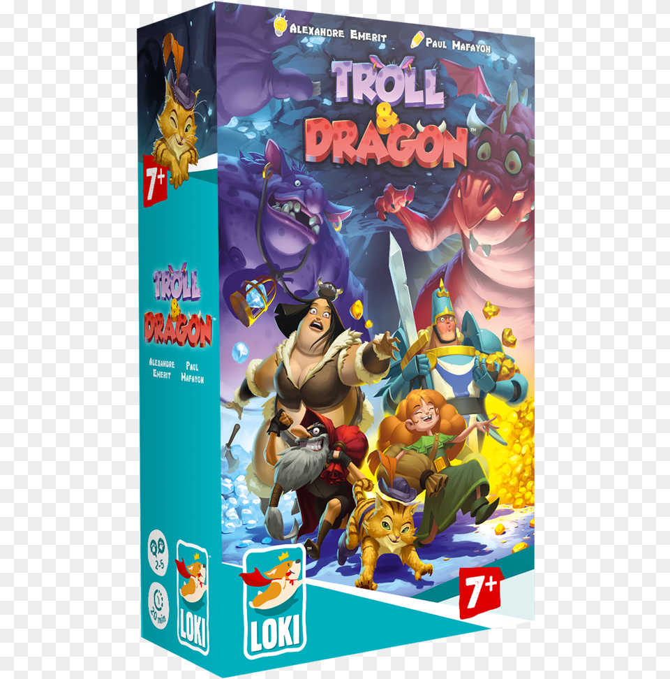 Troll U0026 Dragon En Loki Troll And Dragon Board Game, Publication, Book, Comics, Person Free Png Download