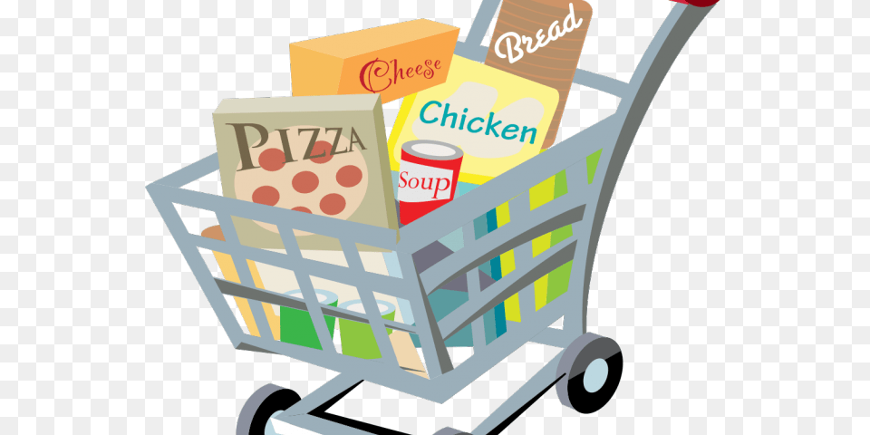 Trolley Clipart Grocery Store Transparent Background Grocery Cart Clipart, Shopping Cart Free Png