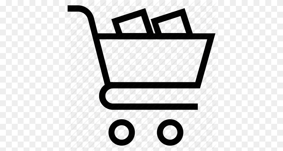 Trolley Clipart Supermarket, Bag, Shopping Cart Free Transparent Png