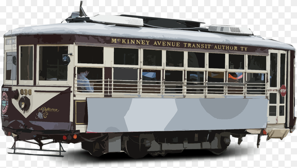 Trolley Train Passenger Trolley, Cable Car, Transportation, Vehicle, Person Free Png Download