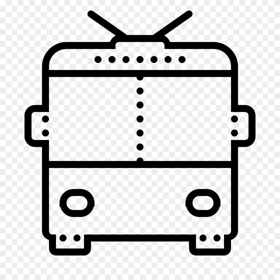 Trolleybus, Gray Png Image