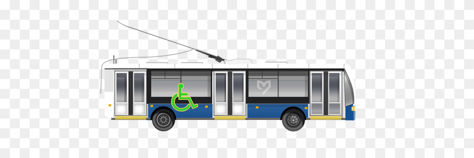 Trolleybus, Bus, Transportation, Vehicle, Machine Free Png Download