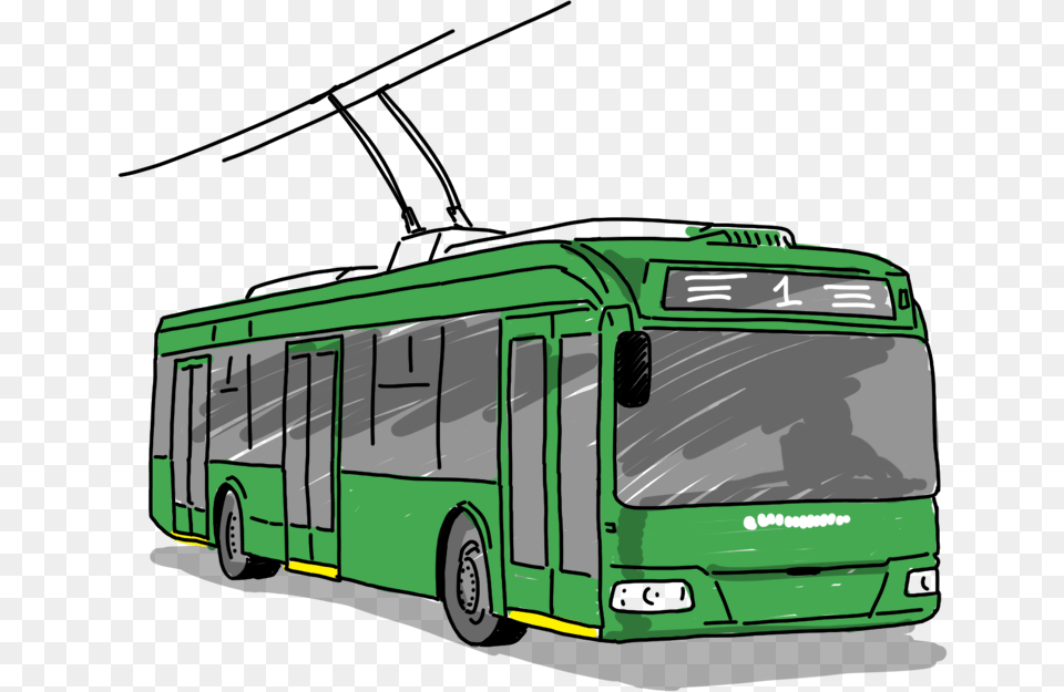 Trolleybus, Bus, Transportation, Vehicle, Tour Bus Free Png Download