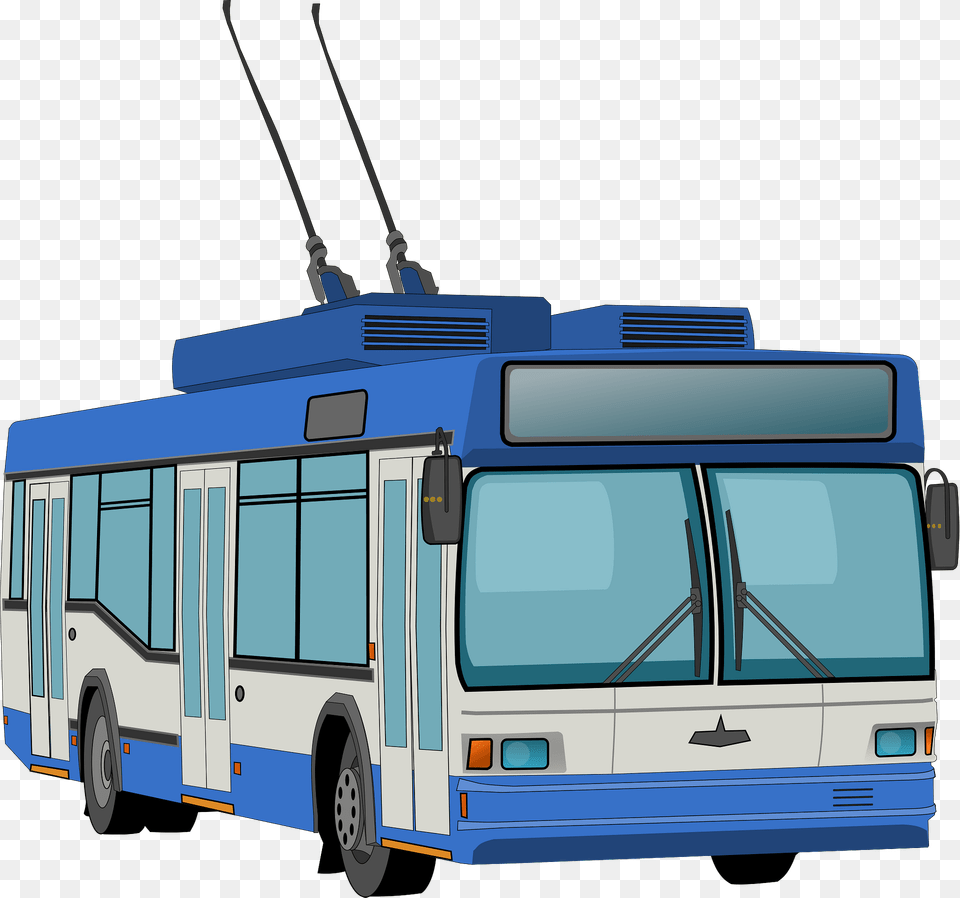 Trolleybus Clipart, Bus, Transportation, Vehicle Free Transparent Png