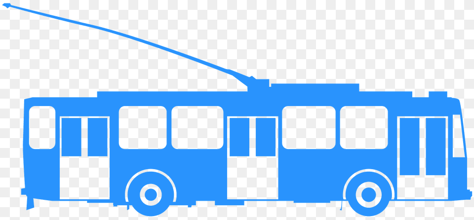 Trolleybus Silhouette, Transportation, Vehicle, Bus Png