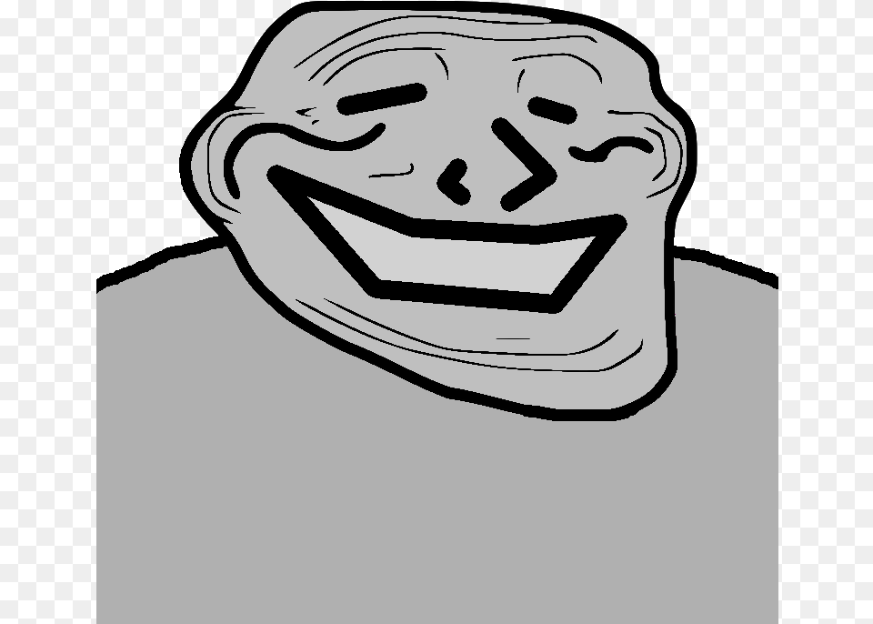 Trollface, Accessories, Stencil, Person, Art Free Png Download