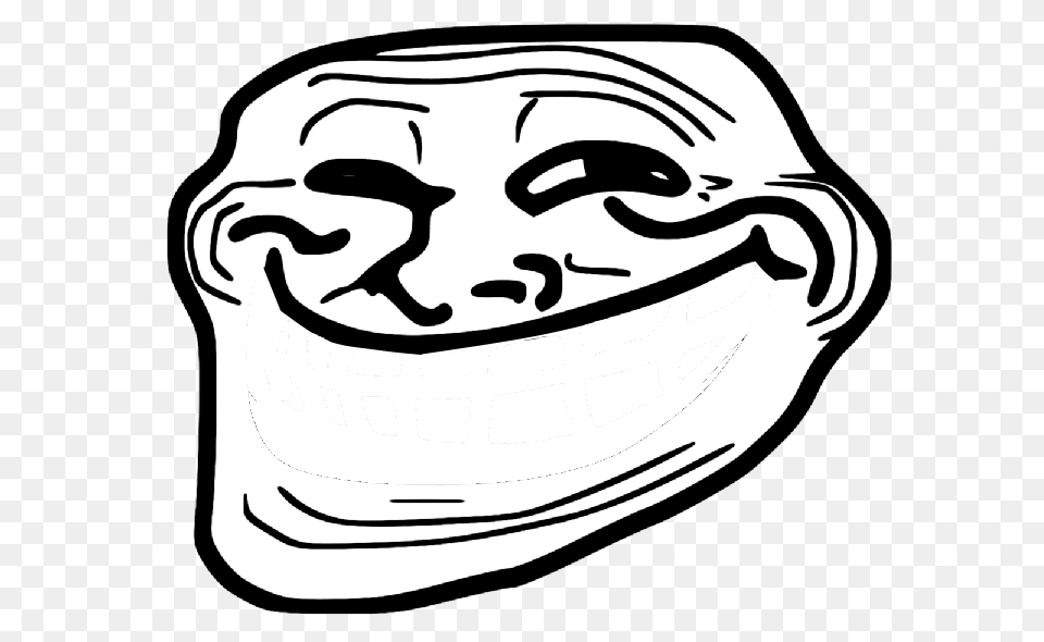 Trollface, Stencil, Person, Art, Face Free Png